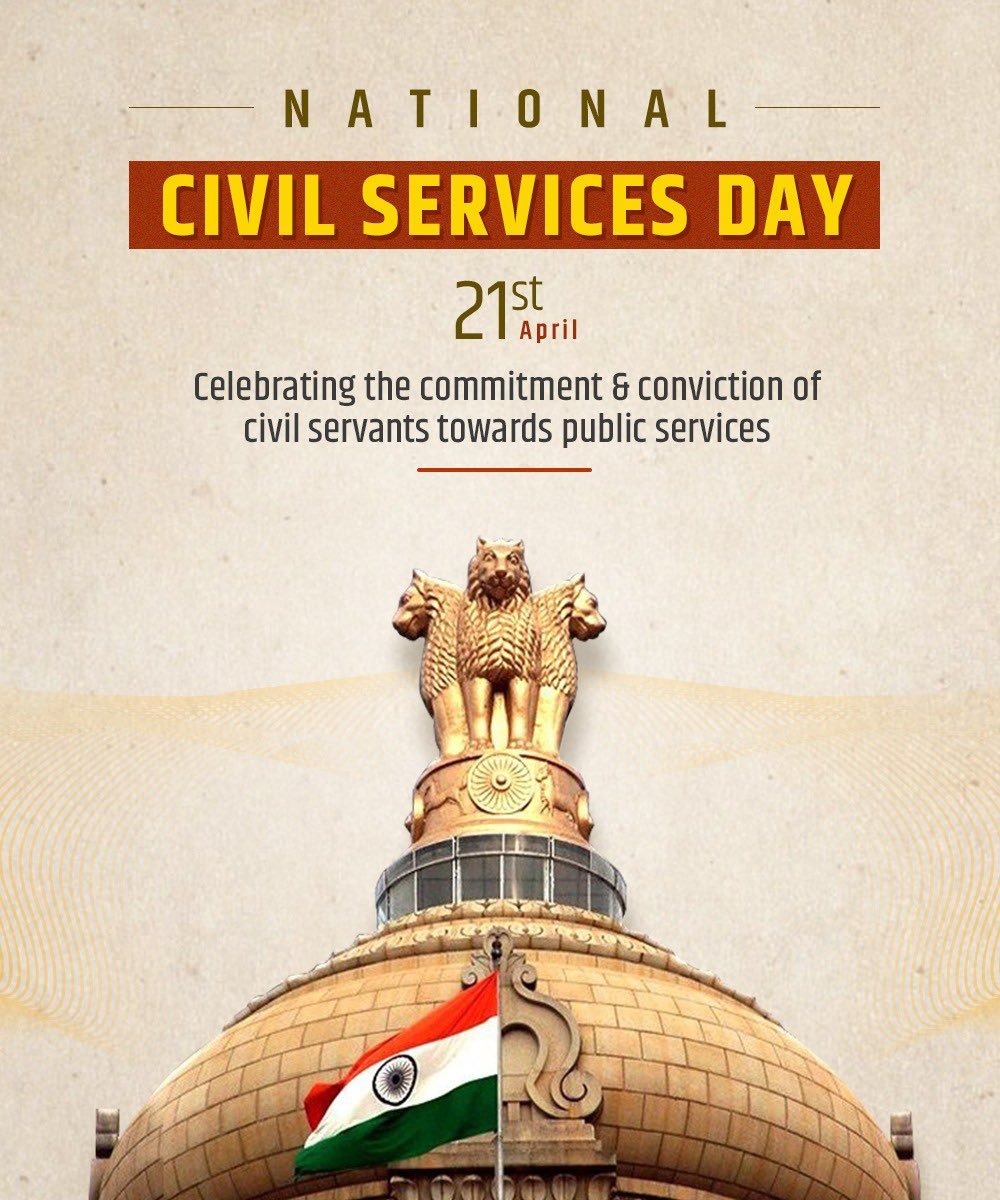 21th April 2024 - National Civil Service Day HD Photos